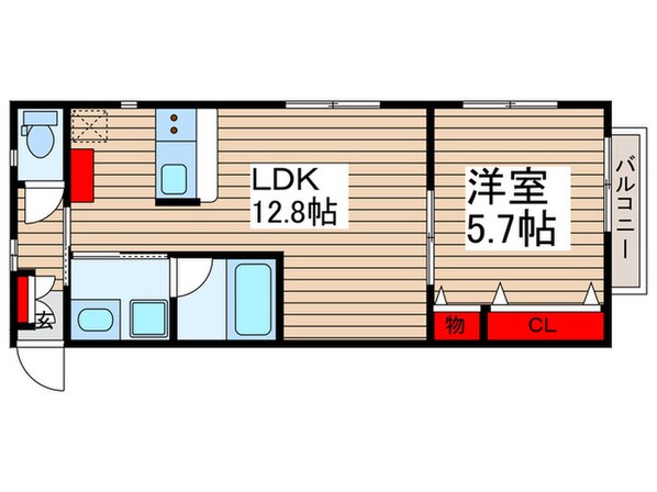 フォンテ鷺沼の物件間取画像